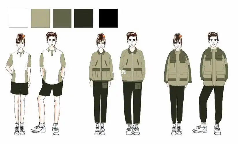 板绘  #校服设计  #服装设计  #校服