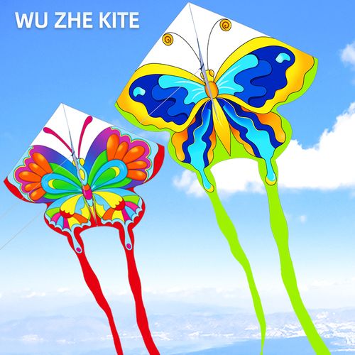 长尾蝴蝶风筝儿童微风易飞高质量风筝大人专用高档中国古风风筝