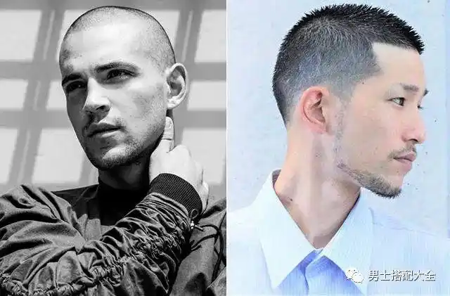 清爽型男必备的发型skinhead平头quot太有男人味了