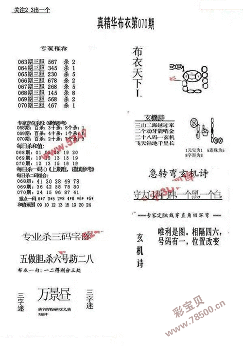 24070期福彩3d真精华布衣123456字谜图谜