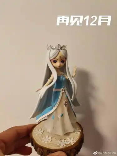 叶罗丽:七个不同类型的冰公主,绘画版的可爱,粘土版的神还原?