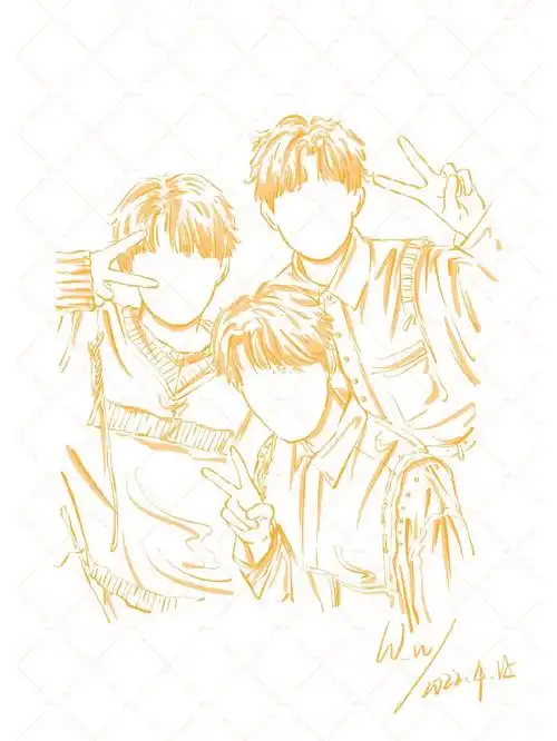 大家好我们是tfboys415纪念日快乐