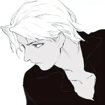 这个人也是背头啊,他只是有正常的刘海 .