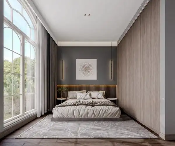 上海金大元.御珑宫廷450平轻奢风格别墅卧室装修效果图