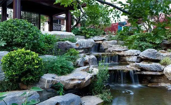 (庭院景观)#(庭院叠水)#(叠水景观)#(景观叠水)#(庭院水景)#(叠水