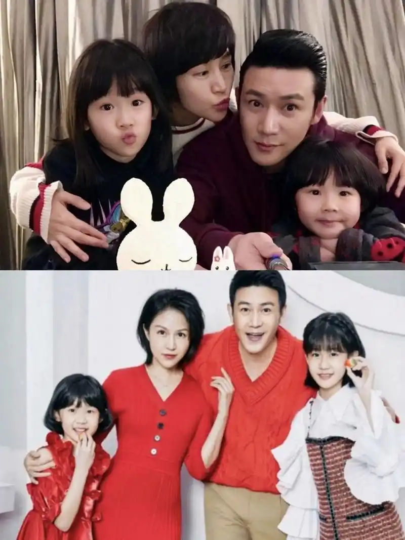 不要三胎75陆毅一家简直一模一样啊!