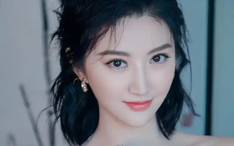 景甜蓝裙性感图片桌面壁纸,大陆明星,美女,性感,明星,美女明星,景甜