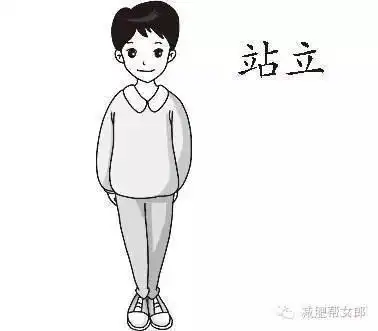 人物简笔画站立的小男孩1简笔画人物站立姿态侧身站的小男孩简笔画