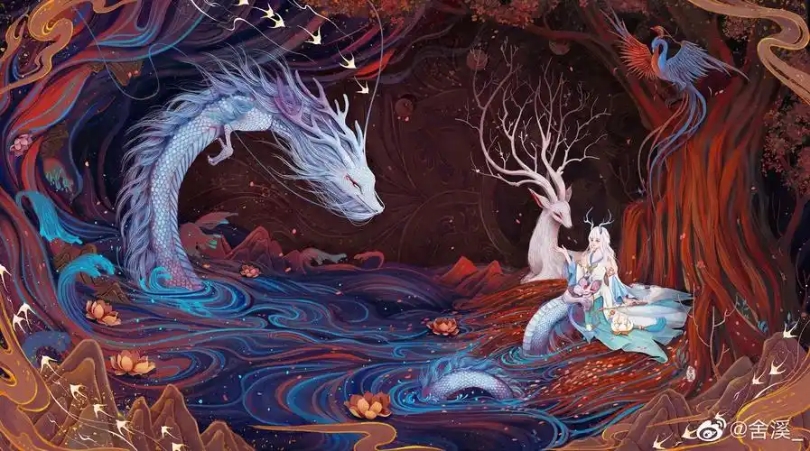 中国风插画作者舍溪