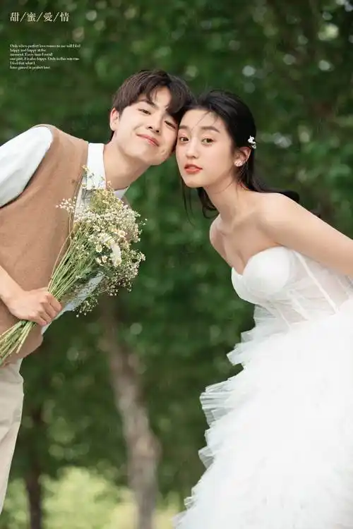 小清新森系-婚纱照案例-全民榜单