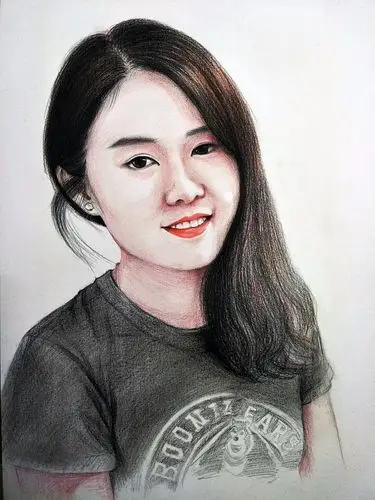 彩铅肖像画---叶青