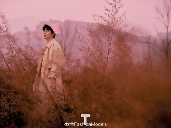 王俊凯以粉色西装造型登上t magazine 三月刊封面,这也是他今年"开季