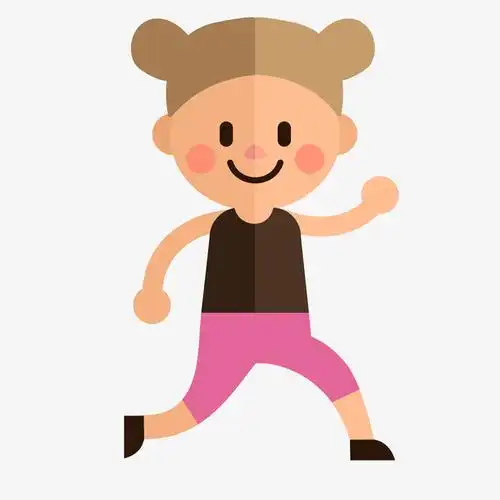 运动,跑步,人物设计,卡通人物,女性人物,矢量图[声明] 觅元素所有素材