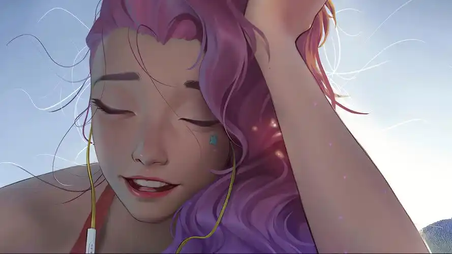 英雄联盟虚拟偶像seraphine桌面壁纸