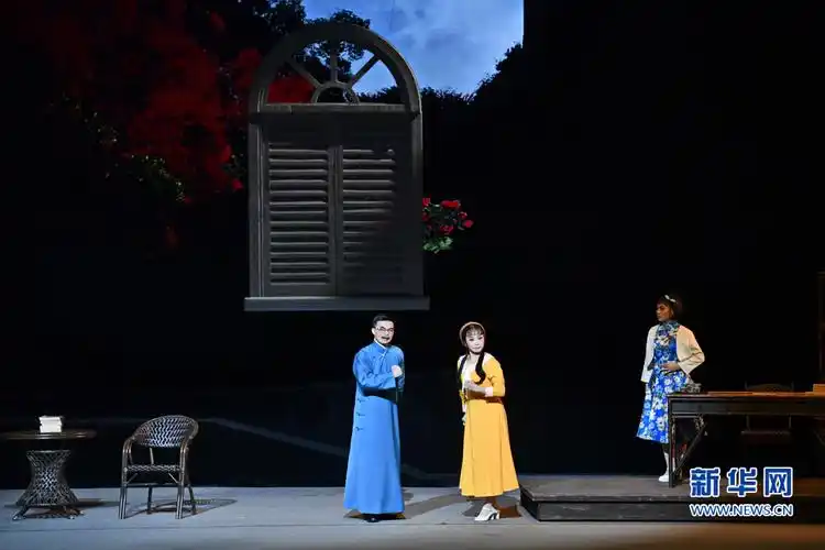 安溪高甲红色剧目《莫耶·延安颂》剧照.