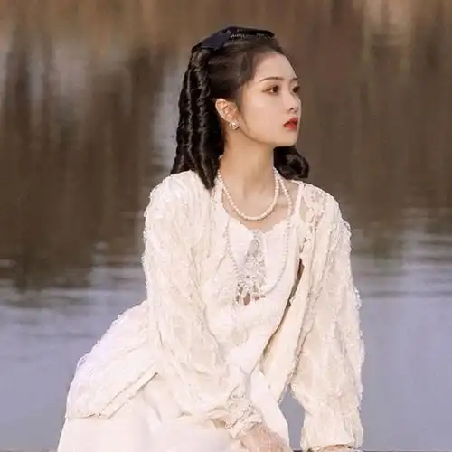 民国假发女卷发罗马卷长发复古民国风旗袍发型金粉世家白秀珠马尾