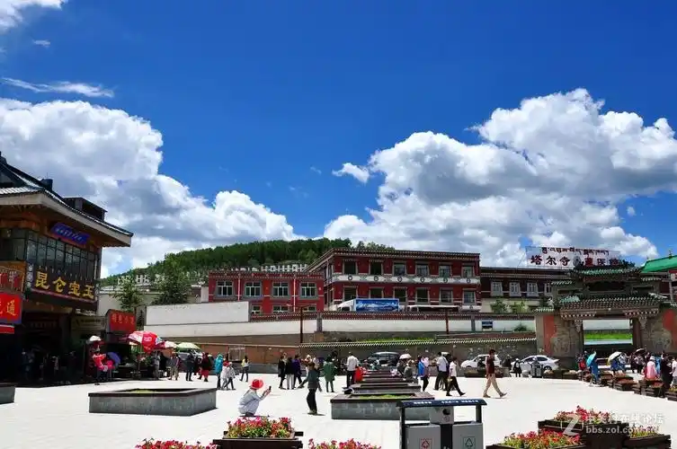 青海湟中县塔尔寺在鲁沙尔镇西南(1)