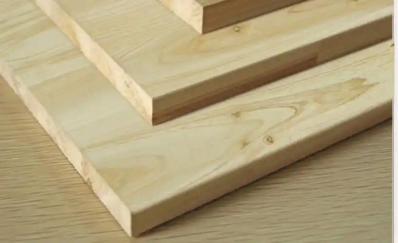 板材 杉木芯指接板e0级17mm双面有节木板 集成墙板装修板材