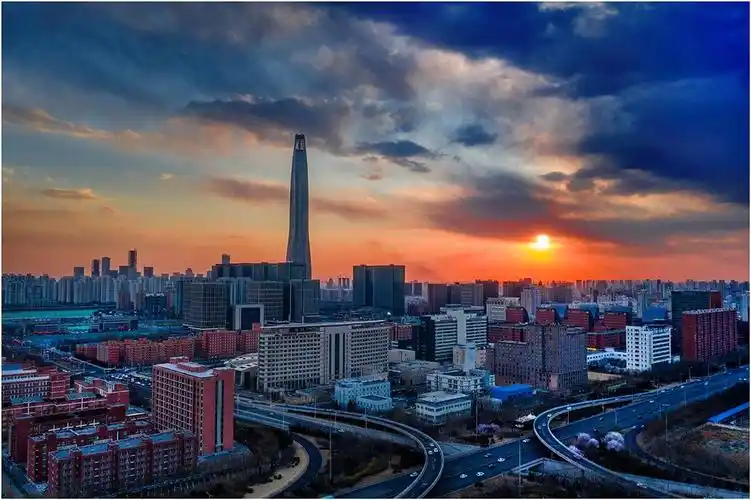 滨海新区鸟瞰. - 美篇