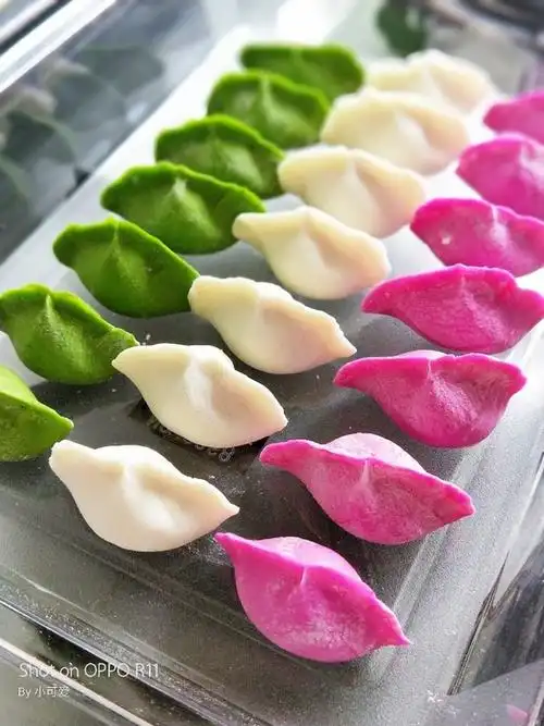 饺子 彩色水饺 手机用户8711_b7ym做的彩色水饺