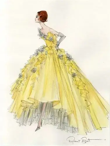 史上最美【婚纱礼服】手绘时装图-服装时装画/手绘技巧-服装设计网