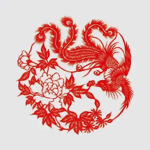 中国民间民俗艺术——剪纸刻纸(龙凤呈祥篇)