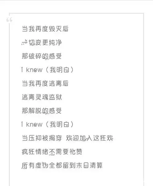 你懂华晨宇的歌词吗?看得懂的人都受过很大的伤吧