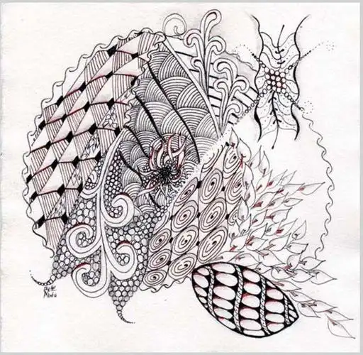 黑白装饰画作品欣赏点线面的组合变化出这么多漂亮的图案