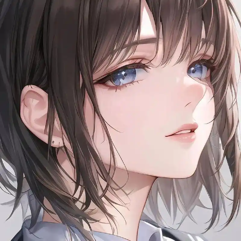 可爱带点高冷的动漫女生头像