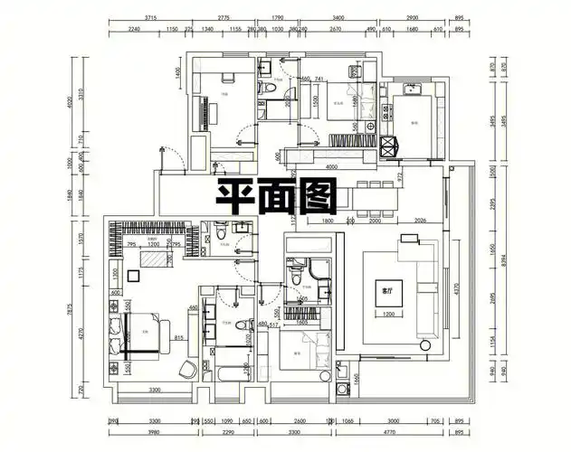 南京花语江南240㎡简约精致的生活模样