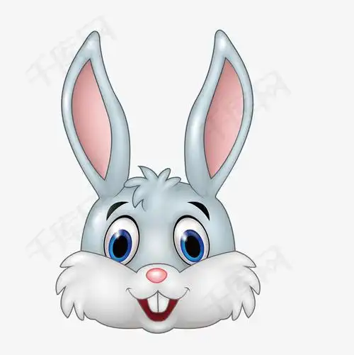 高清可爱兔子头像卡通