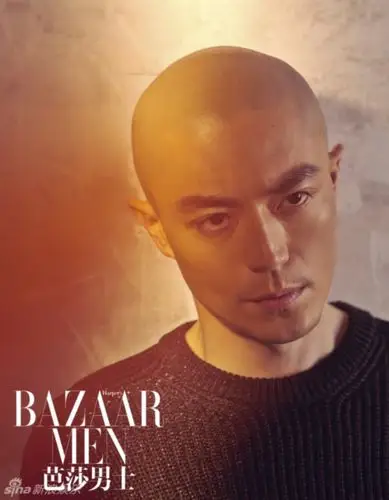 组图霍建华迷幻大片魅力全开光头帅气十足