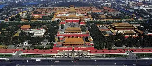 交泰殿,坤宁宫)与东西六宫后宫全图在景山公园北京故宫,又名紫禁城