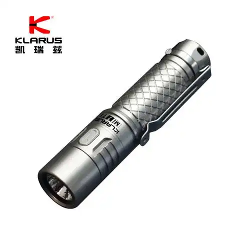 凯瑞兹mi7 ti钛合金小手电强光迷你户外超亮防水袖珍便携小手电筒