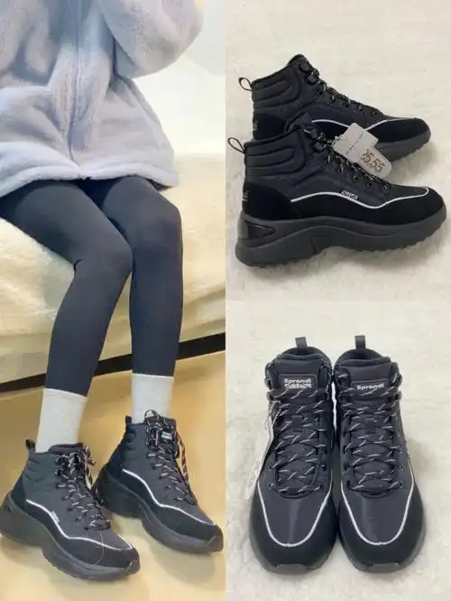 最爱了显个高 显腿瘦 上脚舒适好看又时尚内里有短绒毛 但也不捂脚 很