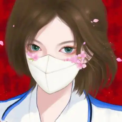口罩花朵动漫女头像 高清最近比较火的鲜花戴口罩头像大全_女生动漫