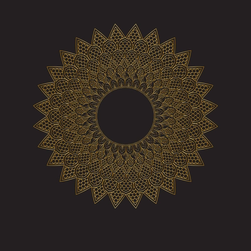 金色暗纹素材背景