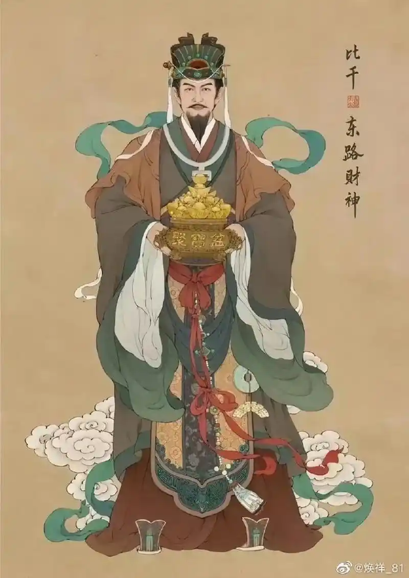 才知道原来《封神》里的比干是财神……二话不说我先拜050505怪
