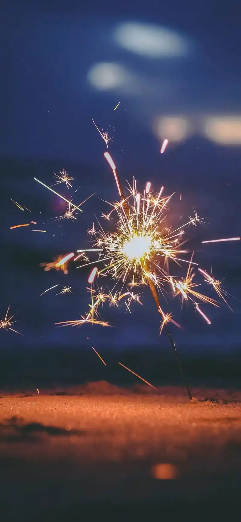 全面屏壁纸高清唯美烟花夜景壁纸精选