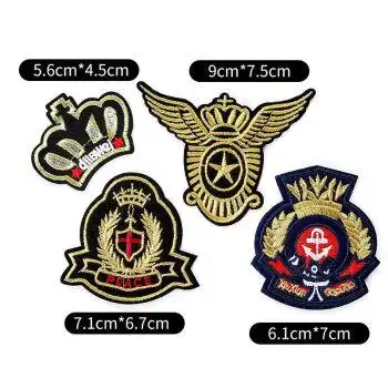 徽章布贴衣服裤子补丁贴服牛仔裤破洞修补贴刺绣布贴图案贴布服牛仔裤