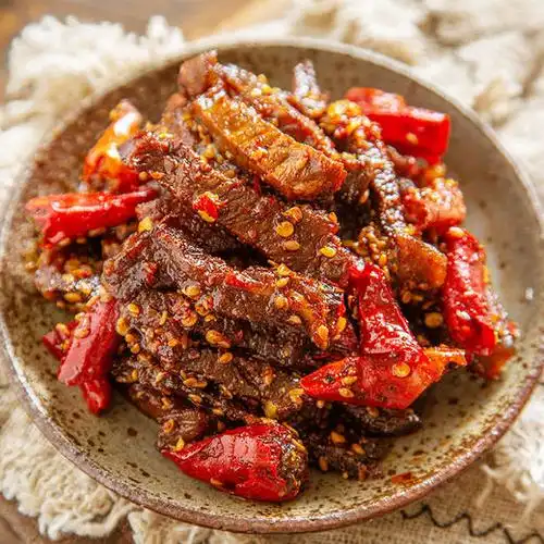 飘零大叔麻辣牛肉条香辣牛肉干卤味小吃解馋零食1袋48g