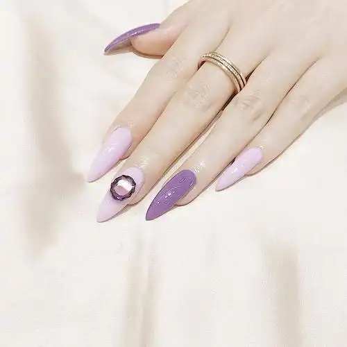 30款欧美风尖形甲,超显手长