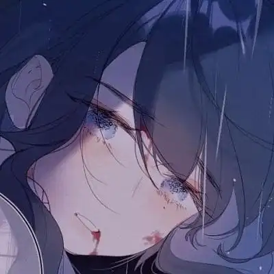 微信高清清新伤感漫画女生头像图片