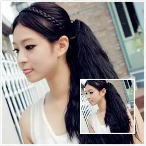 女生锡纸烫发发型