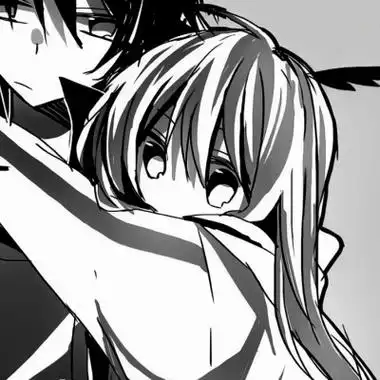 高清超甜的情侣头像一人一半黑白图片