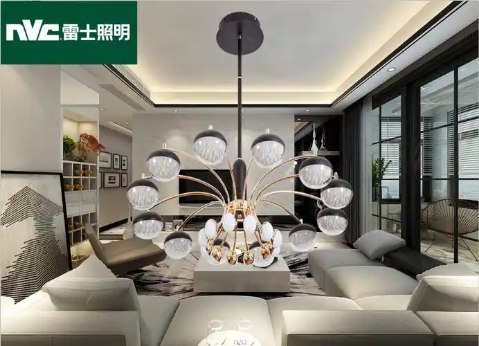 雷士照明新款冰雪奇缘系列简约北欧现代吊灯客厅吊灯