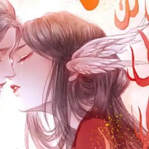 唯美头像撑伞古风情侣头像唯美