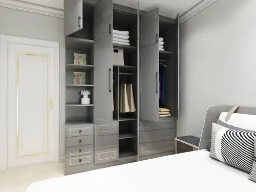 绘制下单图---避梁平开门衣柜