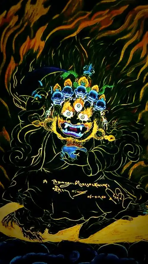 《二臂玛哈嘎拉心咒》常成梵音出品