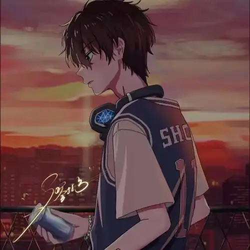 帅气酷酷的男生卡通头像